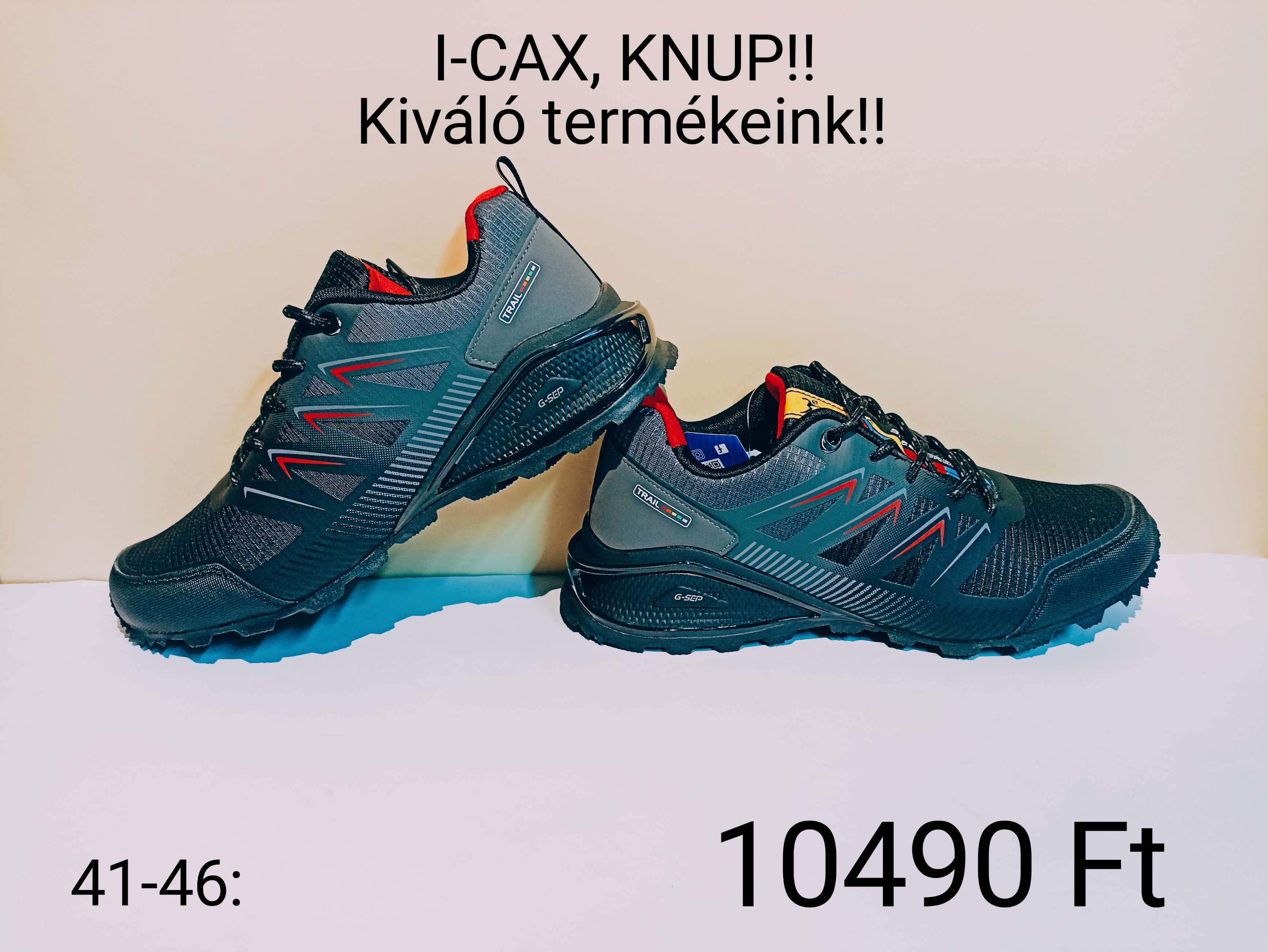I-CAX, KNUP edző cipő