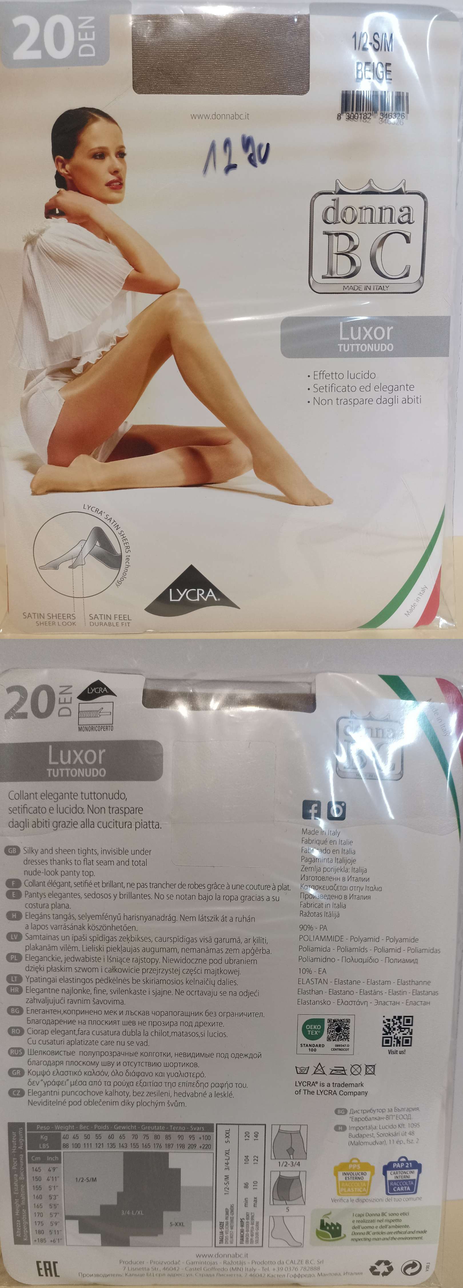 Tangás üvegszálas harisnyanadrág